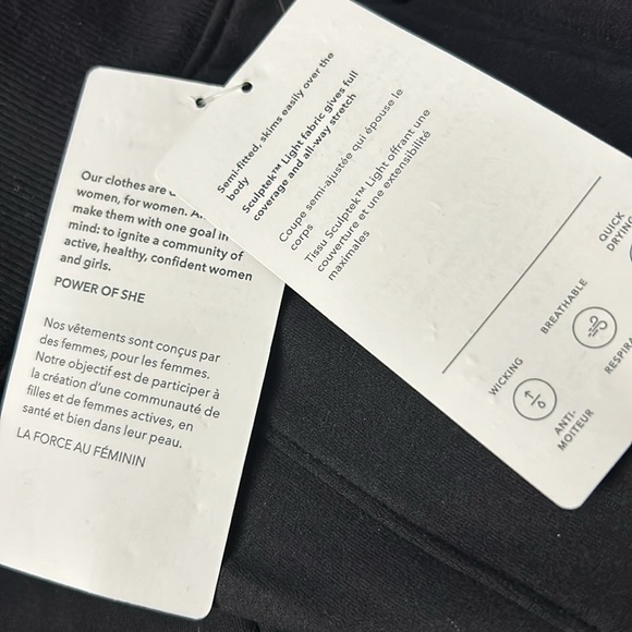 New Athleta Retroplush Straight Leg Pants Basic Black SZ Small - Picture 5 of 7